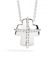 Collana Recarlo Donna in Oro bianco Diamante ZT 339/2BM